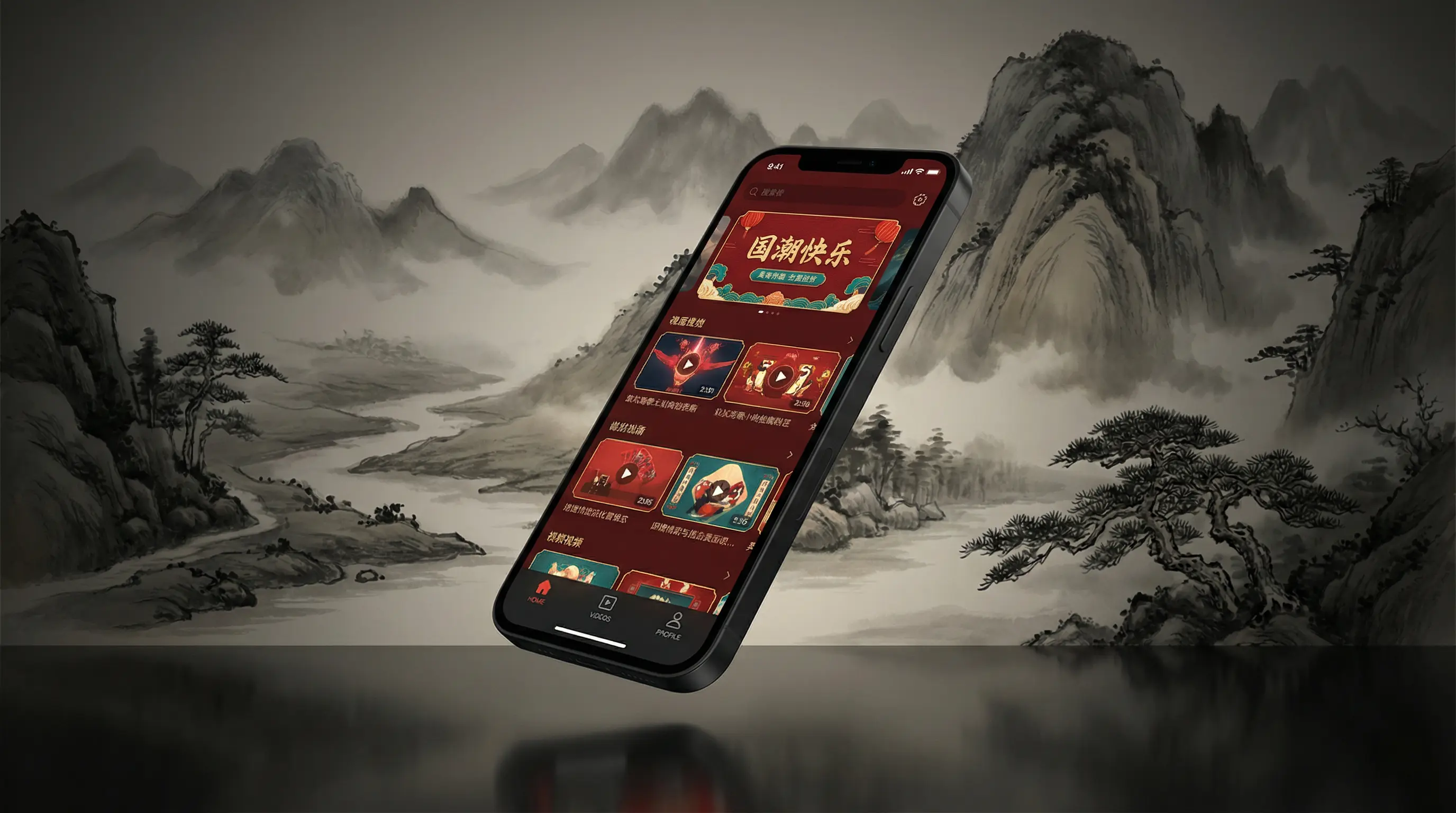 国产精品 移动端APP界面展示