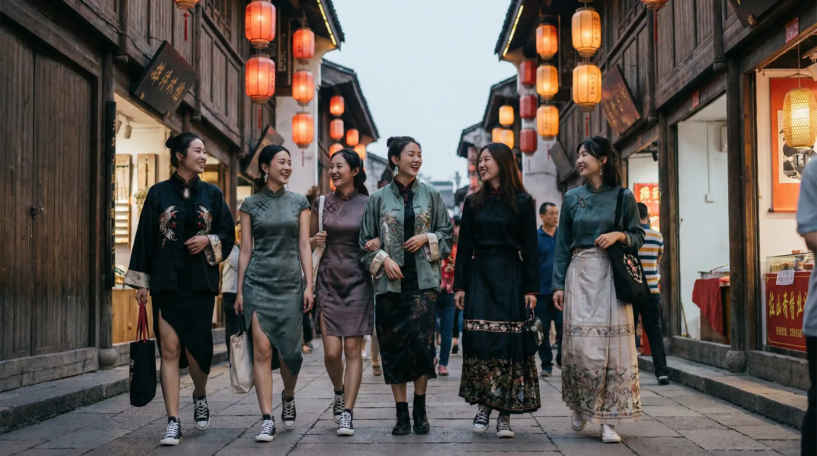 国产精品 新中式时尚穿搭街拍